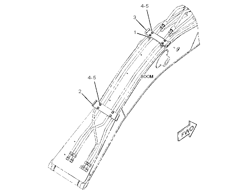 SUPPORT GP-LINES 3163791 CAT