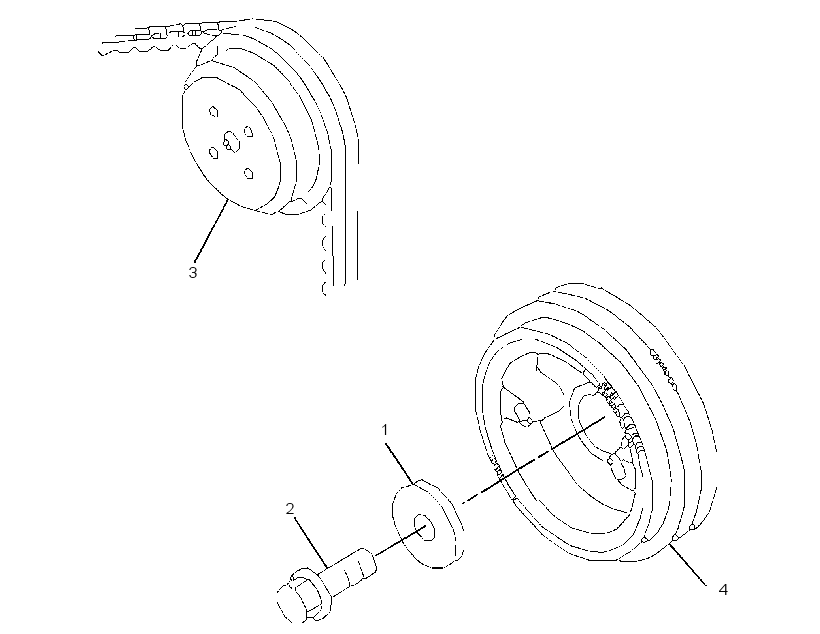 PULLEY GP-ENGINE 3214384 CAT