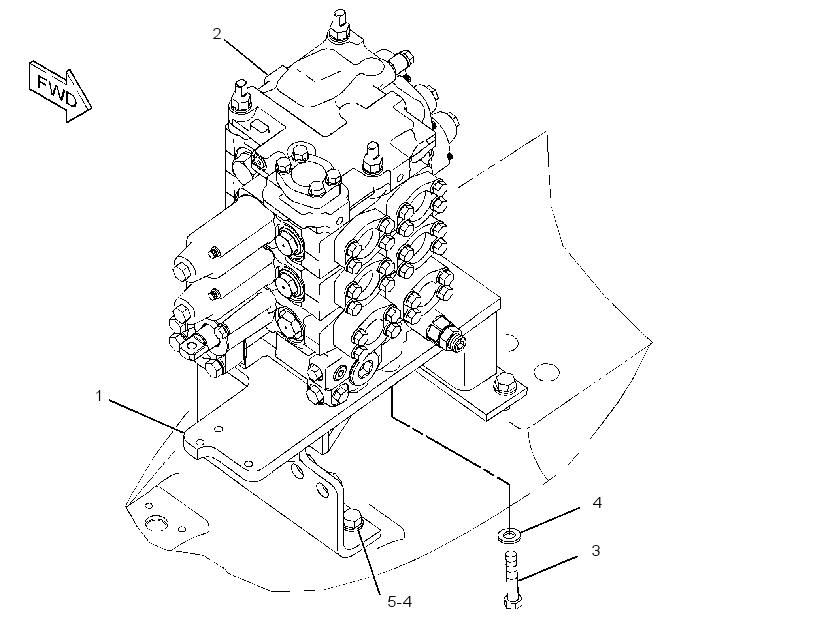 VALVE AND MOUNTING GP 2221152 CAT
