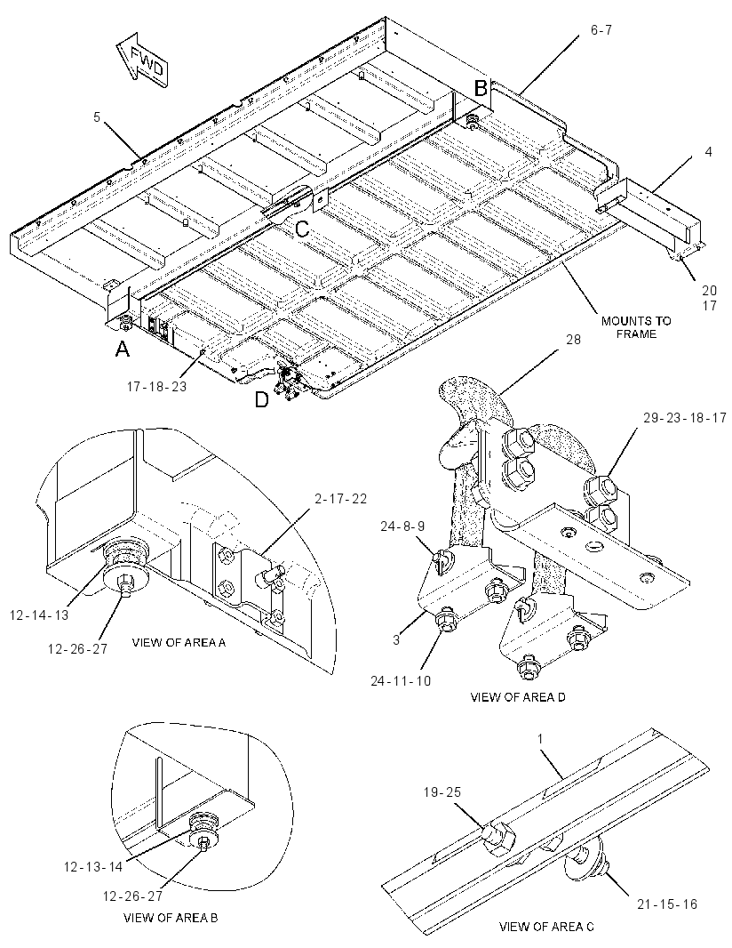 HOOD GP-TRUCK 3045224 CAT