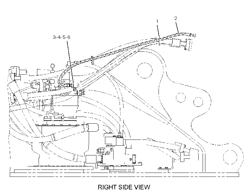 LINES GP-SWING DRIVE DRAIN 3023209 CAT
