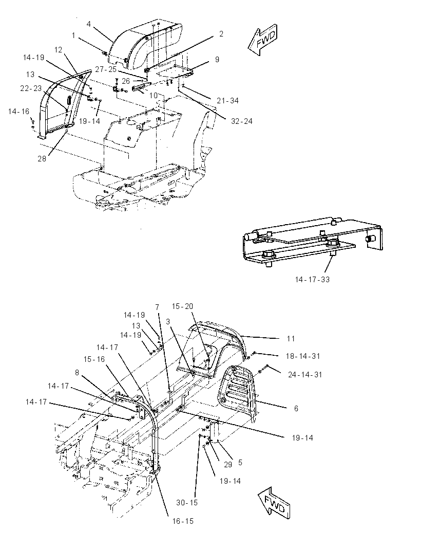 COVER GP-SIDE 1637680 CAT