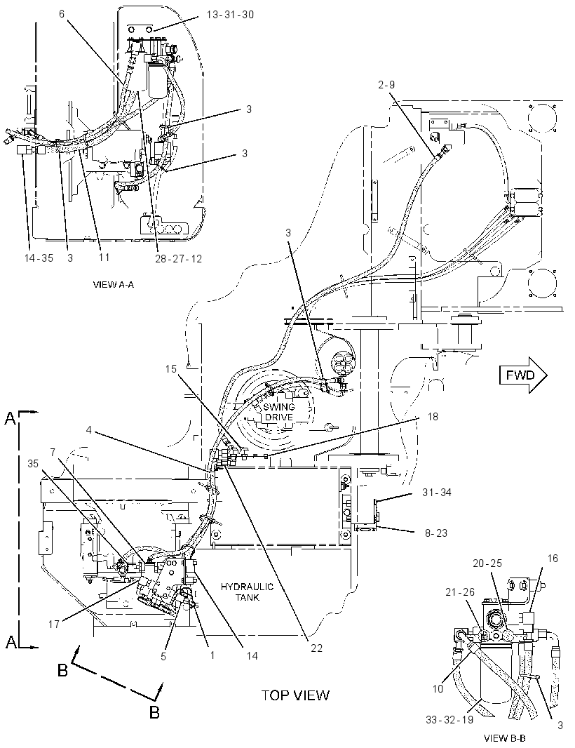 FILTER & LINES GP-HYDRAULIC 2827378 CAT