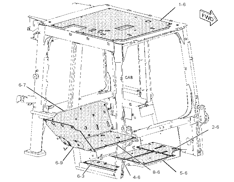 INSULATION GP-WEATHER 3074285 CAT