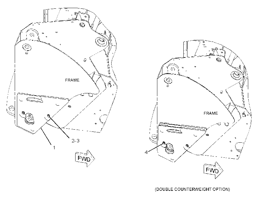 KIT-COUNTERWEIGHT 2874160 CAT