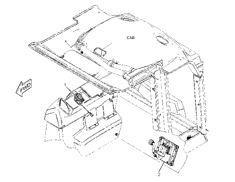 CONTROL GP-BUCKET & RIPPER 3163216 CAT