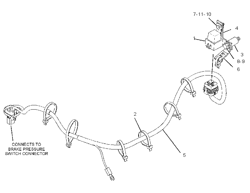 WIRING GP-REAR LIGHTING 3181141 CAT