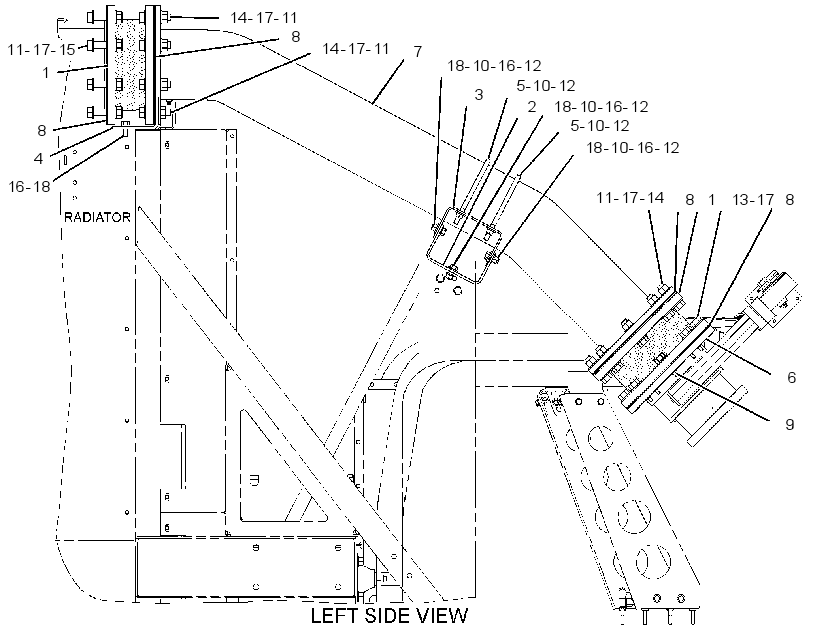 LINES GP-AFTERCOOLER AIR 3071345 CAT