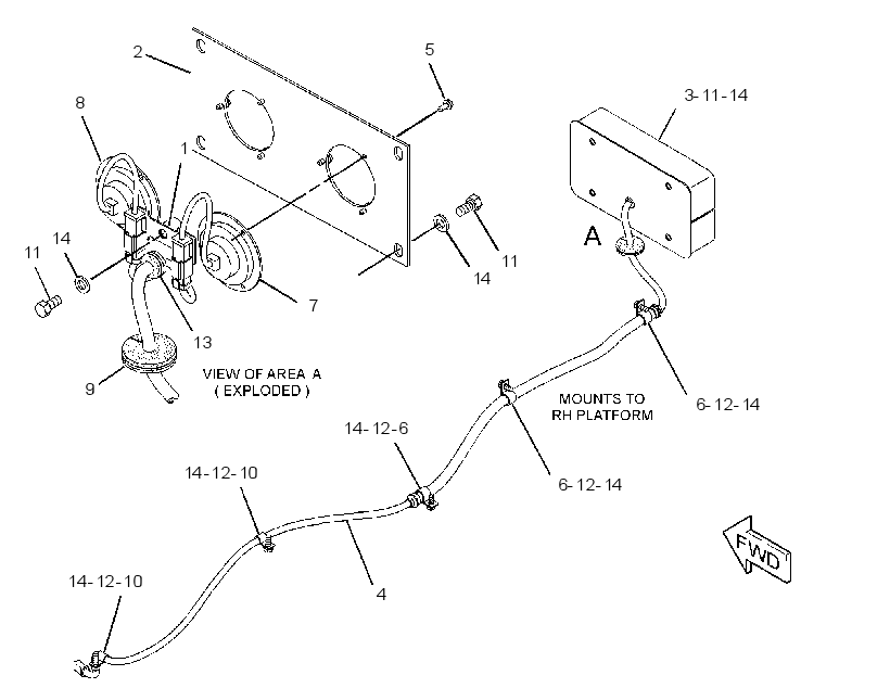 WIRING GP-PAYLOAD SIGNAL 3111510 CAT