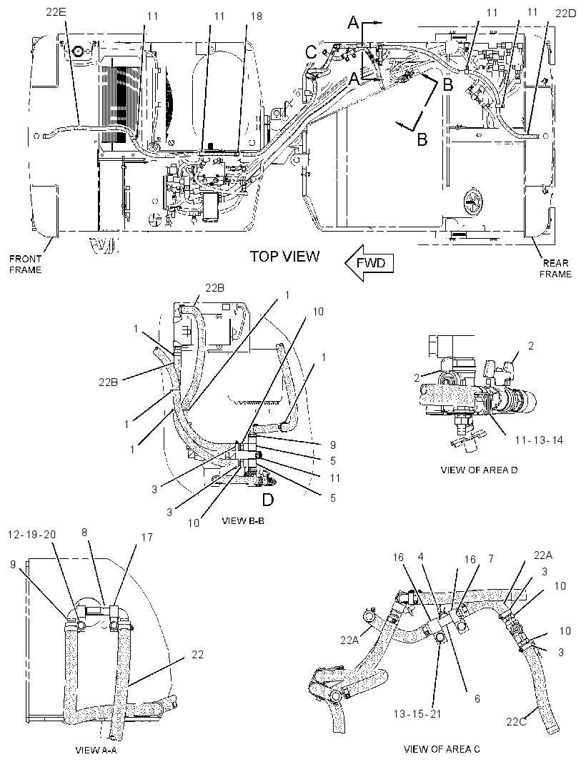 LINES GP-WATER SPRAY 2554016 CAT