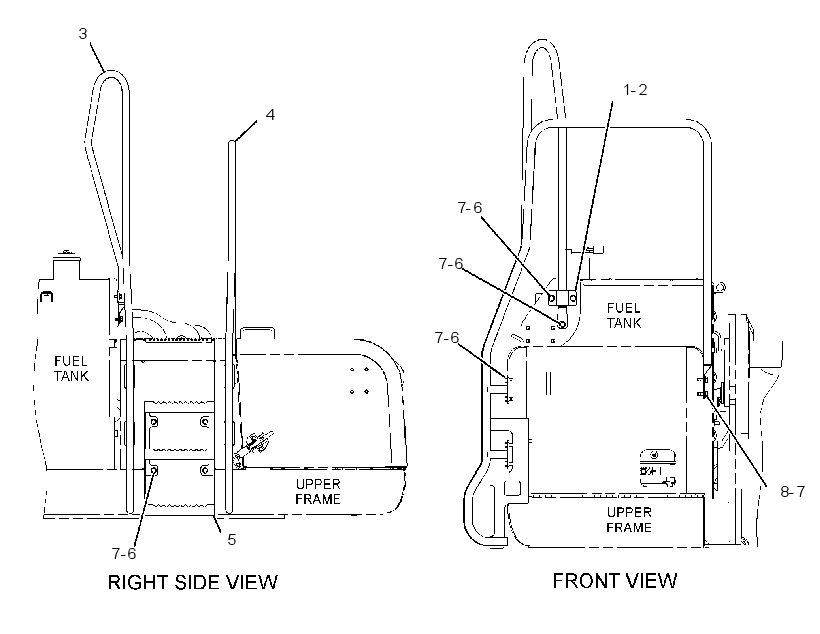 Поручень 2709153 CAT