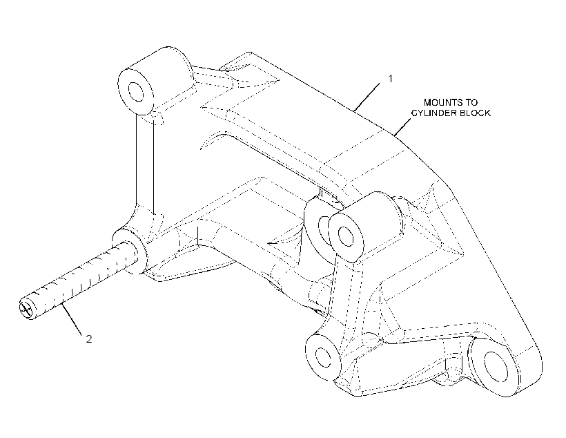 SUPPORT GP-TURBOCHARGER 3010956 CAT