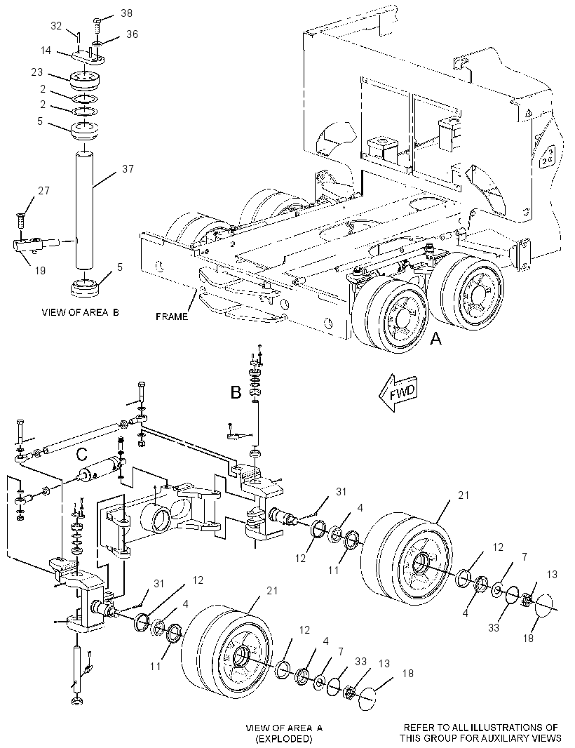 BOGIE GP 3122631 CAT