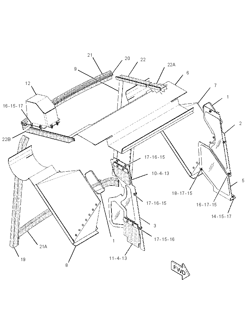 KIT-ENGINE ENCLOSURE SEAL 2915437 CAT