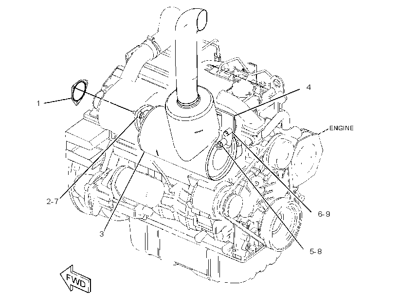 MUFFLER & MOUNTING GP 2582462 CAT