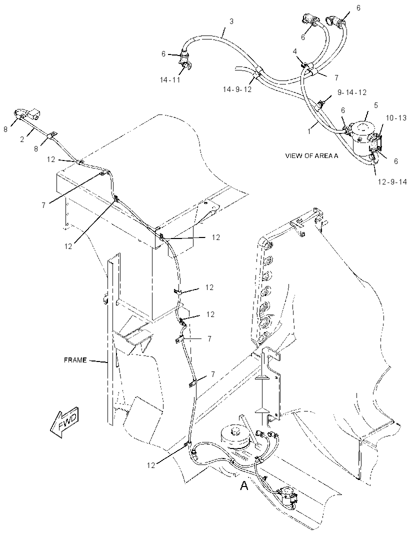 WIRING GP-PRELUBRICATION 3107293 CAT