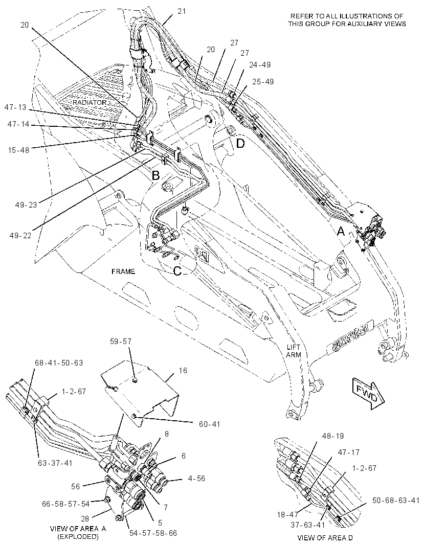 LINES GP-WORK TOOL 2582423 CAT