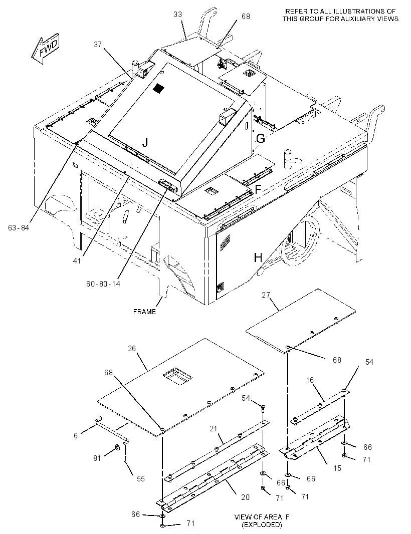 COVER GP-ENGINE & PLATFORM 2636007 CAT