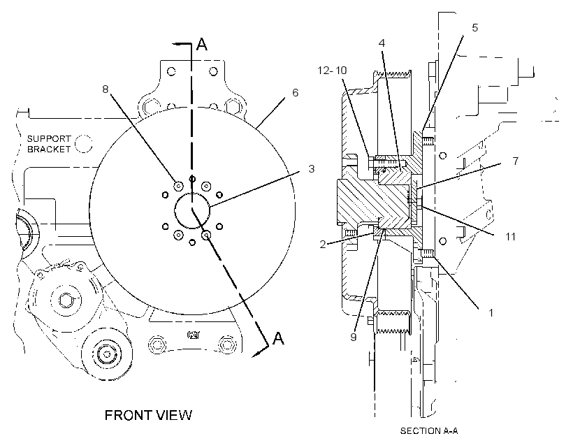 PULLEY GP-FAN 3179087 CAT