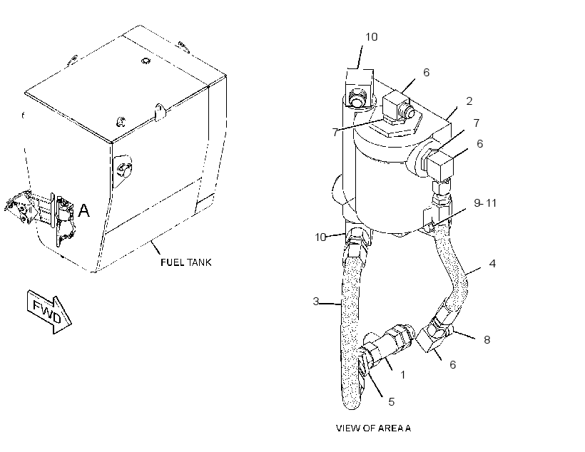 HEATER GP-FUEL 3113312 CAT