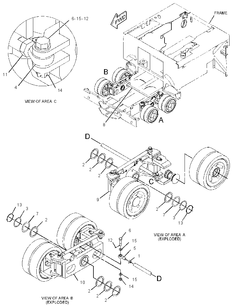 BOGIE GP 3119347 CAT