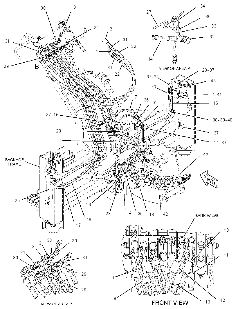 LINES GP-BACKHOE 2587680 CAT