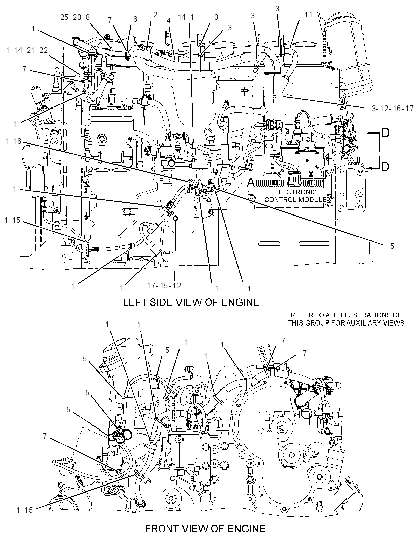 Проводка электронного управления 3181823 CAT