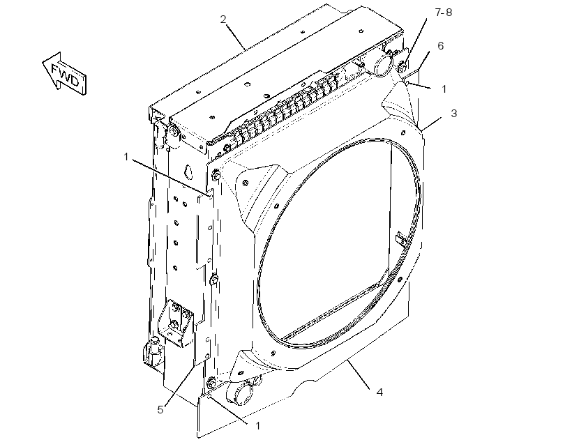 RADIATOR & OIL COOLER GP 2829630 CAT