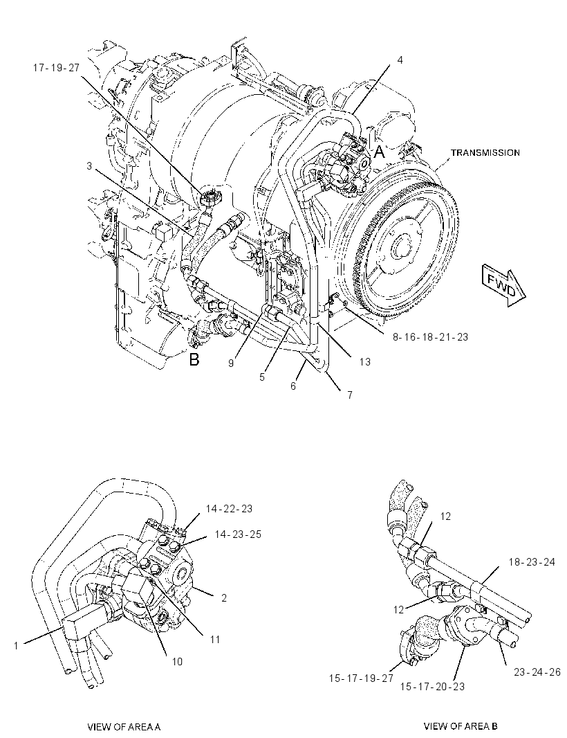 PUMP & LINES GP-TRANSFER GEAR 2750823 CAT
