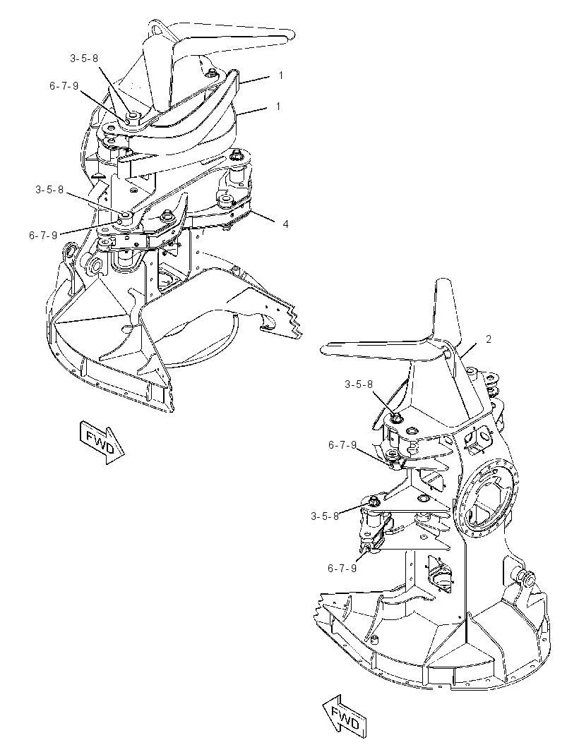 FRAME GP-FELLING HEAD 2972891 CAT