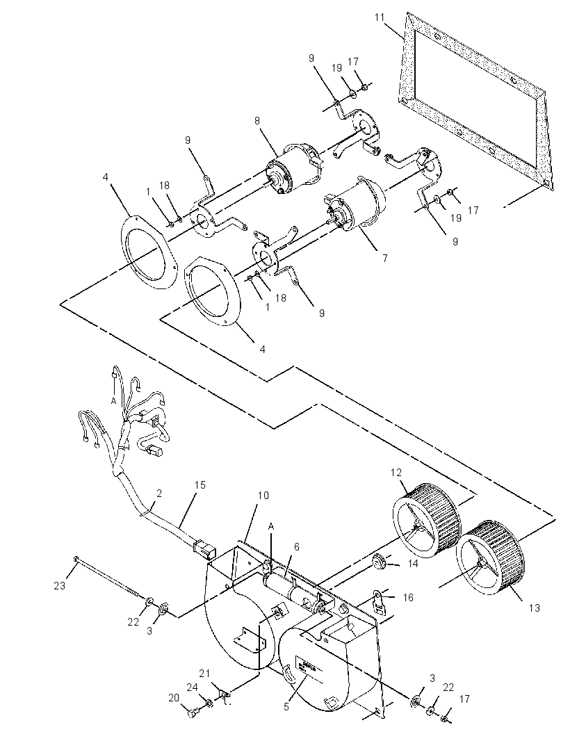 BLOWER GP-CAB 3155412 CAT