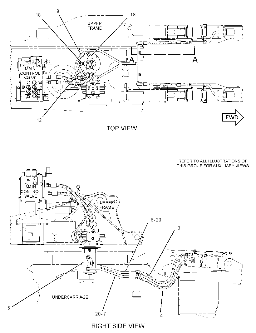 LINES GP-BLADE CYLINDER 3075118 CAT