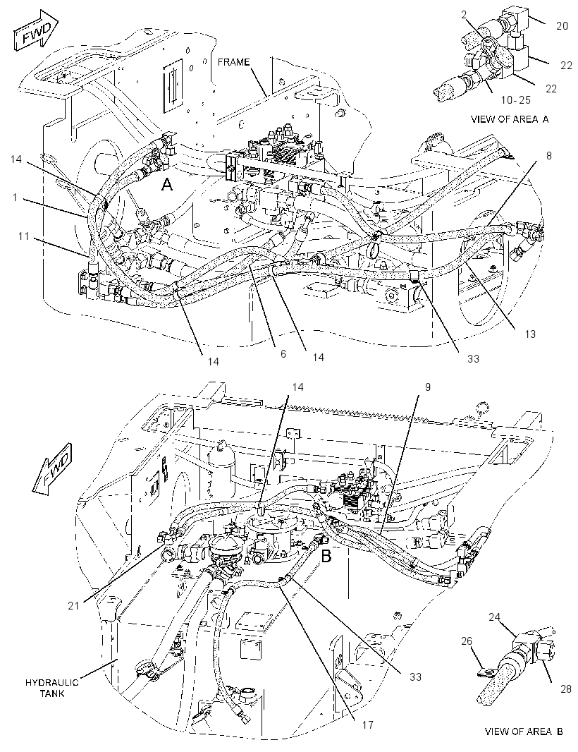 LINES GP-BRAKE & SHIFT 2944656 CAT