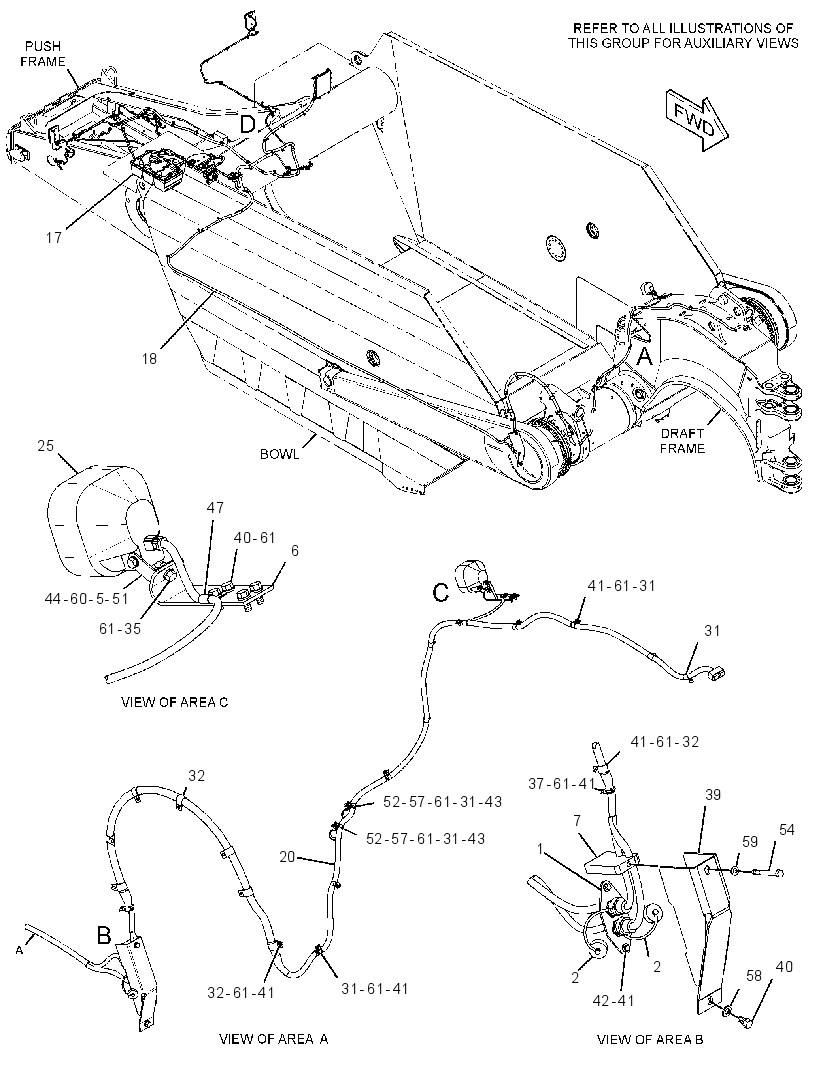 WIRING GP-SCRAPER 2275015 CAT