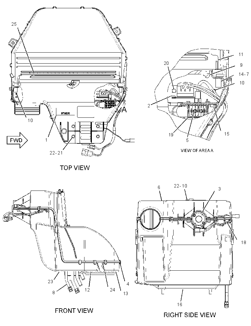 HEATER & AIR CONDITIONER GP 2108363 CAT