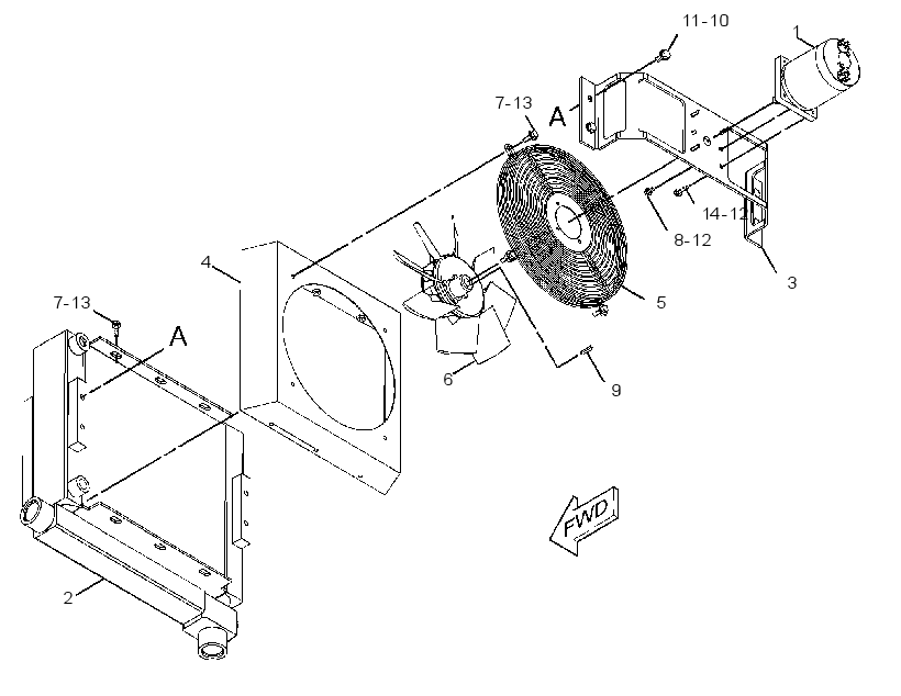 COOLER GP-REAR AXLE OIL 1239425 CAT