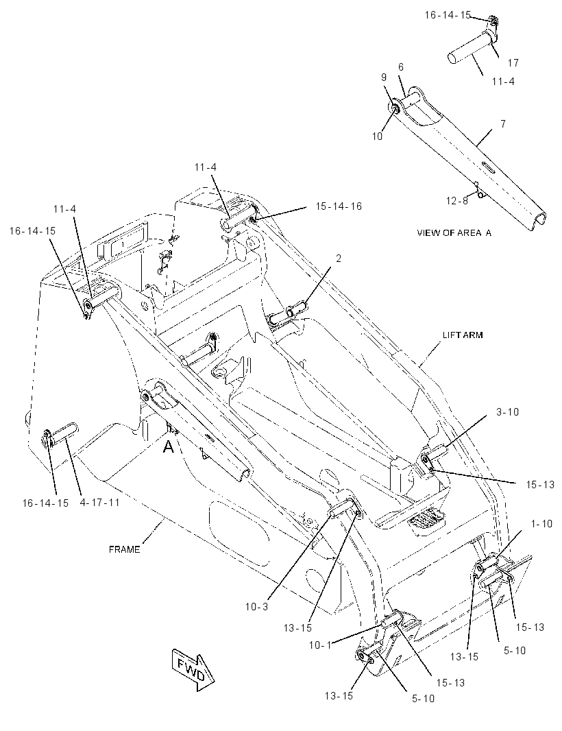 PIN GP-LIFT ARM 2582699 CAT