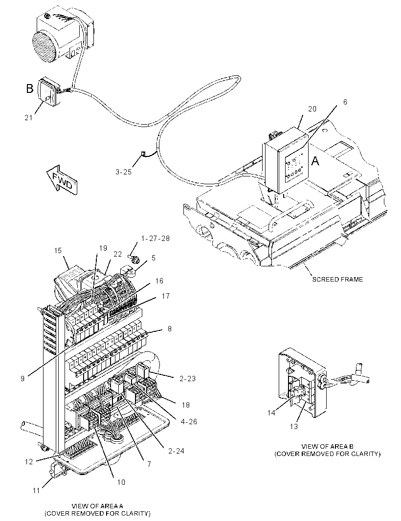 WIRING GP-SCREED HEATER 3223730 CAT