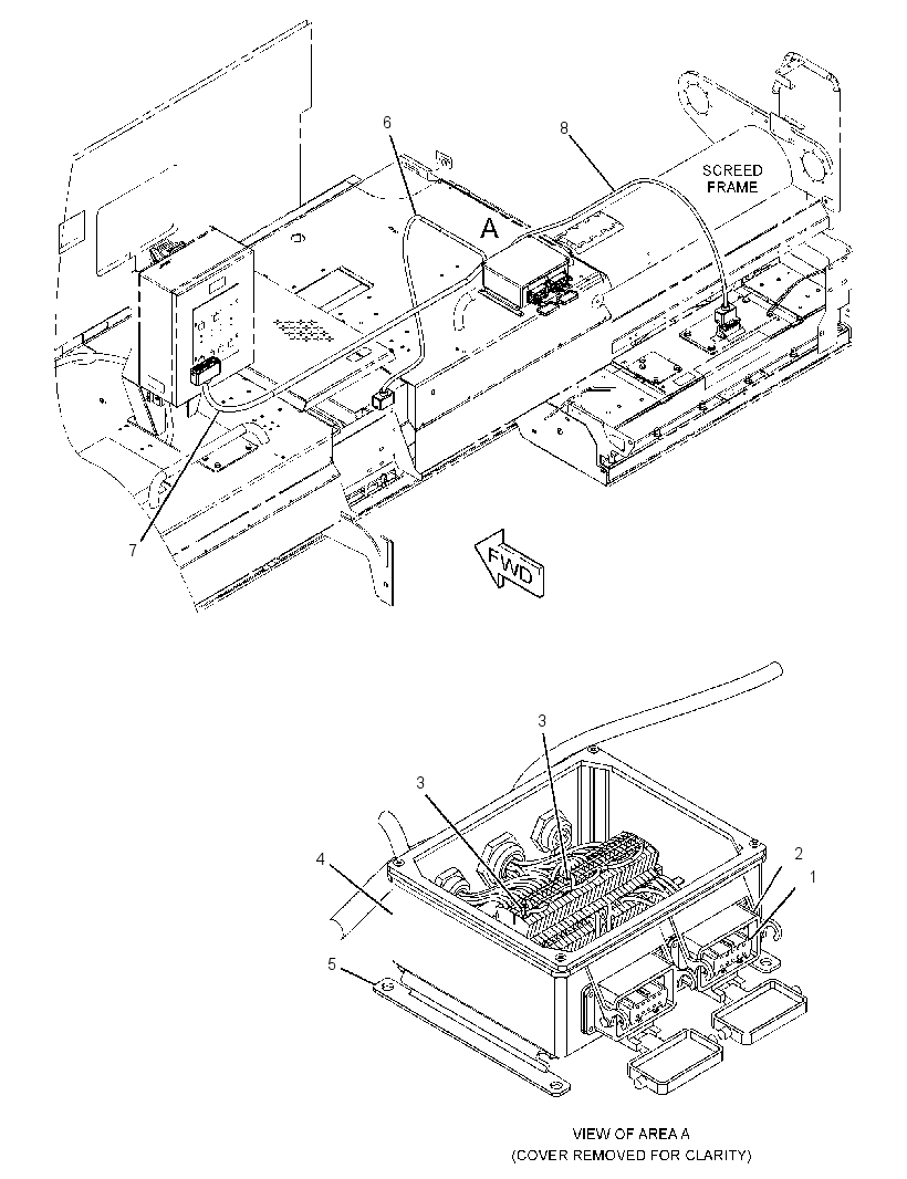 WIRING GP-SCREED HEATER 3223731 CAT