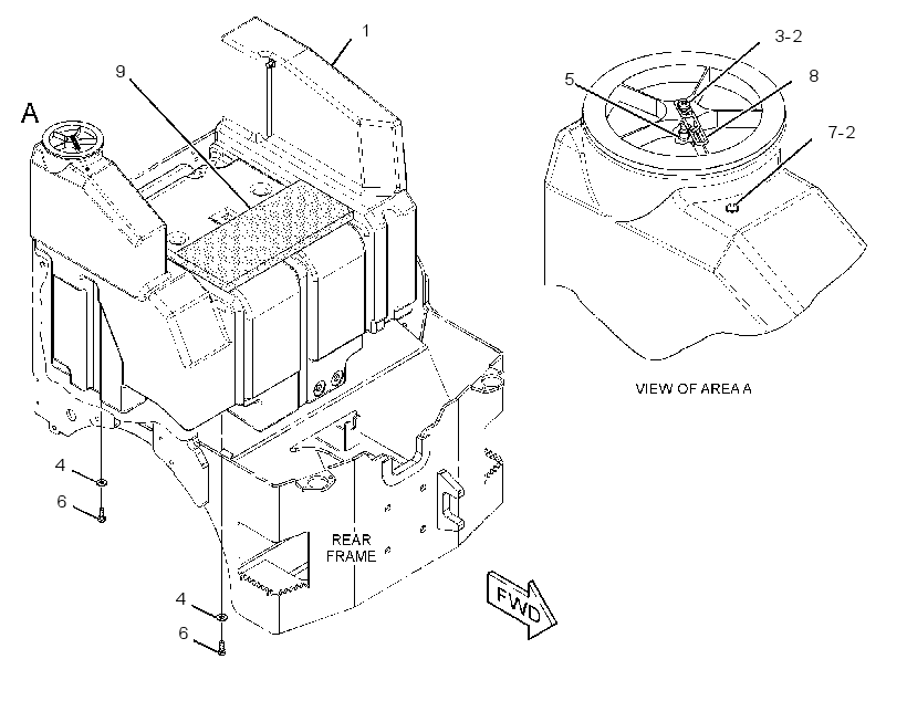 MOUNTING GP-WATER SPRAY 2643358 CAT
