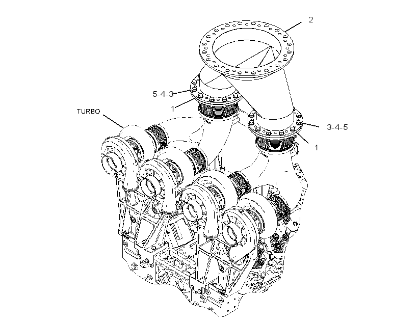 ADAPTER GP-EXHAUST 2901620 CAT