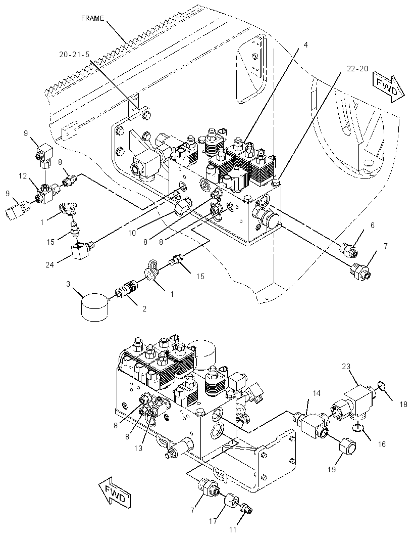 VALVE & MTG GP-AUXILIARY 2703530 CAT