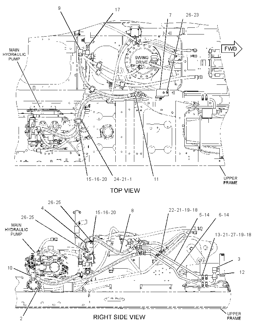LINES GP-HYDRAULIC GENERATOR 2987458 CAT