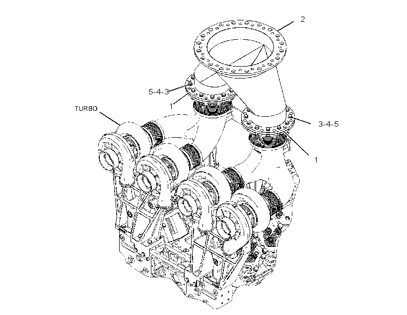 ADAPTER GP-EXHAUST 2899969 CAT