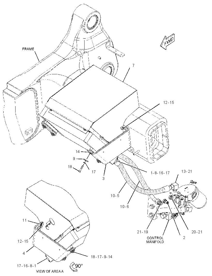 COOLER GP-REAR AXLE OIL 3208197 CAT