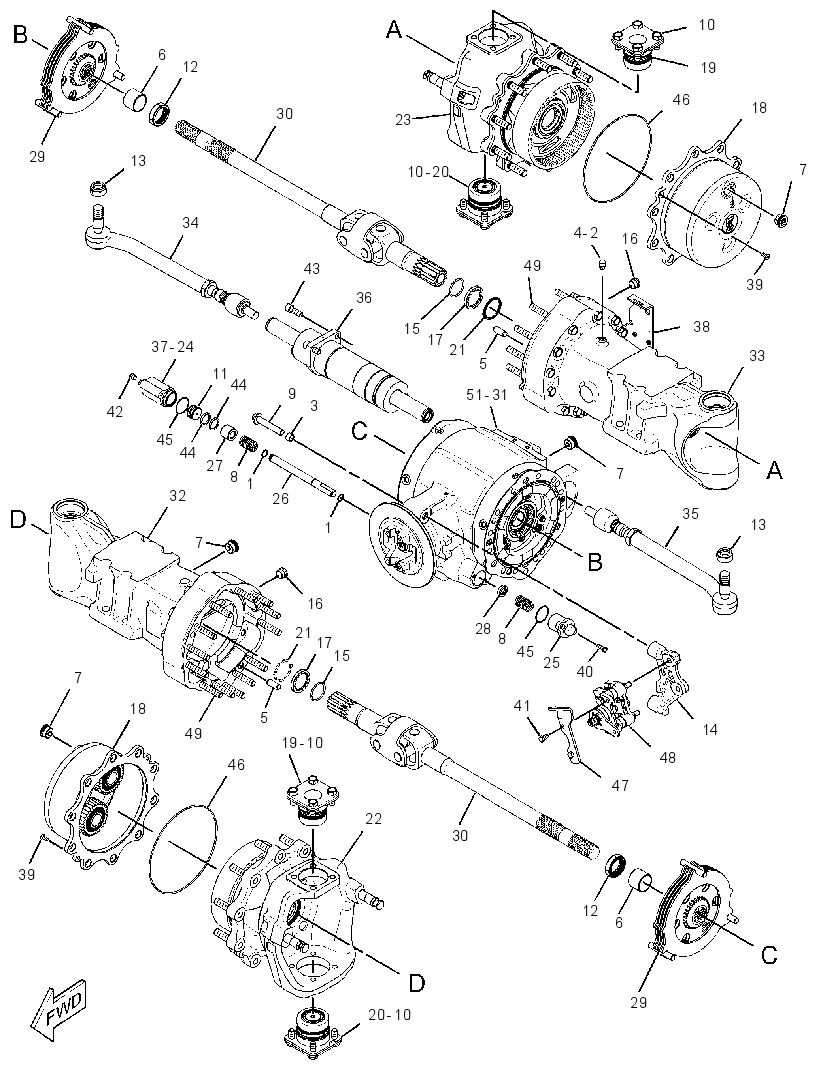 AXLE GP-DRIVE & STEERING 3152318 CAT