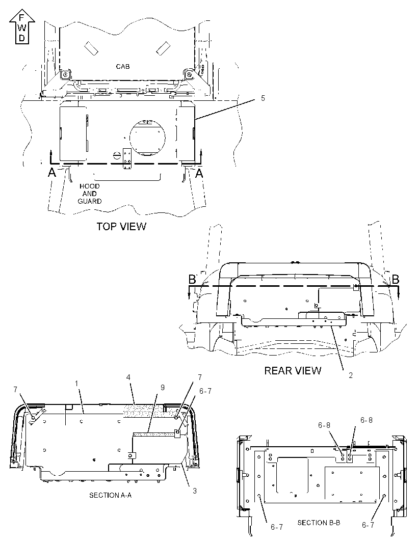 SUPPORT GP-AIR INLET 2349507 CAT