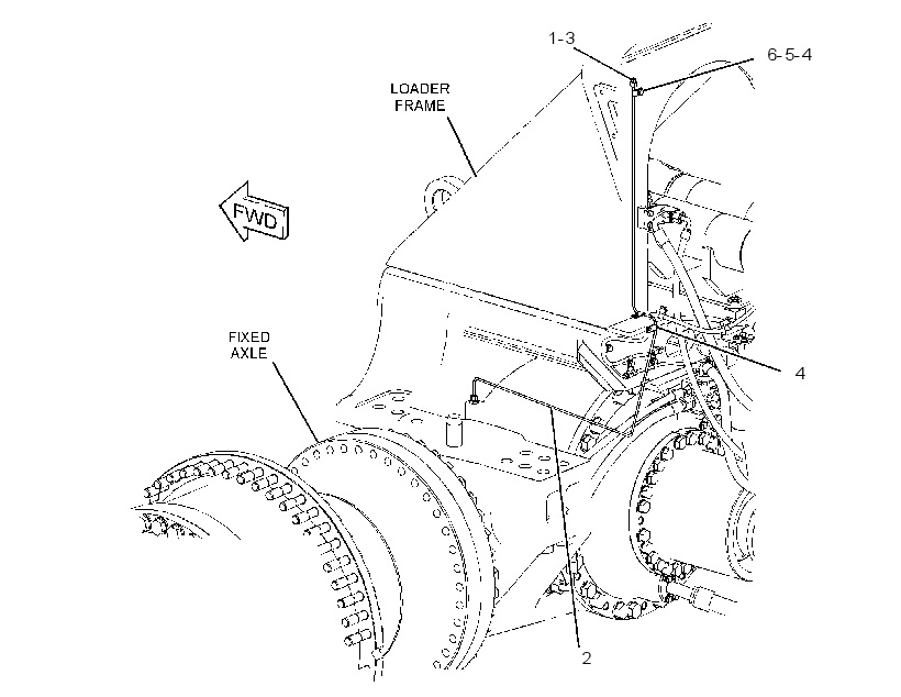 LINES GP-AXLE VENT 2534767 CAT