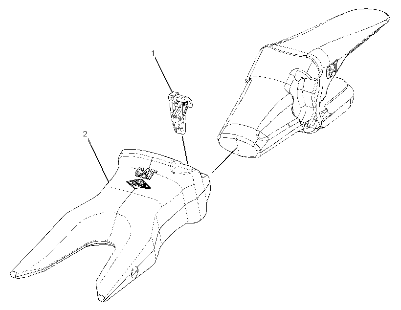 TIP GP-DOUBLE SPIKE 3091126 CAT