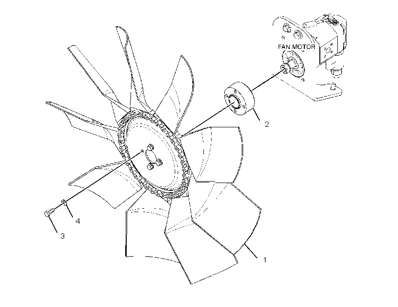 FAN GP-REVERSIBLE 2971576 CAT